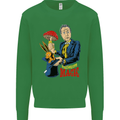 Mushroom Magic LSD Drug Culture Festival Kids Sweatshirt Jumper Irish Green