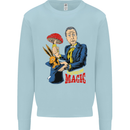 Mushroom Magic LSD Drug Culture Festival Kids Sweatshirt Jumper Light Blue