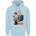 Mushroom Magic LSD Drug Culture Festival Mens 80% Cotton Hoodie Light Blue