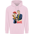 Mushroom Magic LSD Drug Culture Festival Mens 80% Cotton Hoodie Light Pink