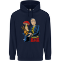 Mushroom Magic LSD Drug Culture Festival Mens 80% Cotton Hoodie Navy Blue
