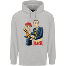 Mushroom Magic LSD Drug Culture Festival Mens 80% Cotton Hoodie Sports Grey