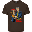 Mushroom Magic LSD Drug Culture Festival Mens Cotton T-Shirt Tee Top Dark Chocolate