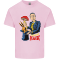 Mushroom Magic LSD Drug Culture Festival Mens Cotton T-Shirt Tee Top Light Pink