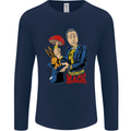 Mushroom Magic LSD Drug Culture Festival Mens Long Sleeve T-Shirt Navy Blue