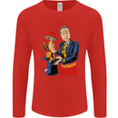 Mushroom Magic LSD Drug Culture Festival Mens Long Sleeve T-Shirt Red