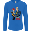 Mushroom Magic LSD Drug Culture Festival Mens Long Sleeve T-Shirt Royal Blue