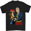 Mushroom Magic LSD Drug Culture Festival Mens T-Shirt Cotton Gildan Black