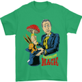 Mushroom Magic LSD Drug Culture Festival Mens T-Shirt Cotton Gildan Irish Green