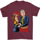 Mushroom Magic LSD Drug Culture Festival Mens T-Shirt Cotton Gildan Maroon