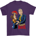 Mushroom Magic LSD Drug Culture Festival Mens T-Shirt Cotton Gildan Purple