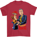 Mushroom Magic LSD Drug Culture Festival Mens T-Shirt Cotton Gildan Red