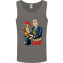 Mushroom Magic LSD Drug Culture Festival Mens Vest Tank Top Charcoal