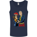 Mushroom Magic LSD Drug Culture Festival Mens Vest Tank Top Navy Blue