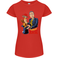 Mushroom Magic LSD Drug Culture Festival Womens Petite Cut T-Shirt Red