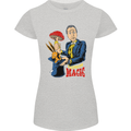 Mushroom Magic LSD Drug Culture Festival Womens Petite Cut T-Shirt Sports Grey