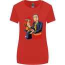 Mushroom Magic LSD Drug Culture Festival Womens Wider Cut T-Shirt Red