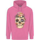 Mushroom Skull Nature Ecology Toadstool Childrens Kids Hoodie Azalea