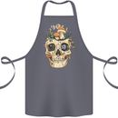 Mushroom Skull Nature Ecology Toadstool Cotton Apron 100% Organic Steel
