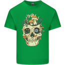Mushroom Skull Nature Ecology Toadstool Kids T-Shirt Childrens Irish Green