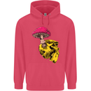 Mushroom Skull Toadstool Magic Gothic Childrens Kids Hoodie Heliconia