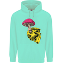 Mushroom Skull Toadstool Magic Gothic Childrens Kids Hoodie Peppermint