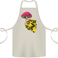 Mushroom Skull Toadstool Magic Gothic Cotton Apron 100% Organic Natural