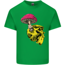 Mushroom Skull Toadstool Magic Gothic Kids T-Shirt Childrens Irish Green