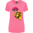 Mushroom Skull Toadstool Magic Gothic Womens Wider Cut T-Shirt Azalea