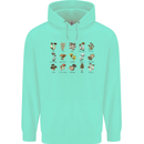 Mushroom Species Foraging Mycology Childrens Kids Hoodie Peppermint