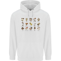 Mushroom Species Foraging Mycology Childrens Kids Hoodie White