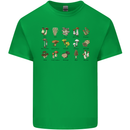 Mushroom Species Foraging Mycology Kids T-Shirt Childrens Irish Green