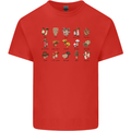 Mushroom Species Foraging Mycology Kids T-Shirt Childrens Red