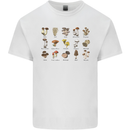 Mushroom Species Foraging Mycology Kids T-Shirt Childrens White