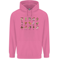 Mushroom Species Foraging Mycology Mens 80% Cotton Hoodie Azelea