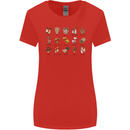 Mushroom Species Foraging Mycology Womens Wider Cut T-Shirt Red