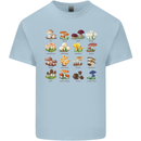 Mushroom Species Kids T-Shirt Childrens Light Blue