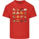 Mushroom Species Kids T-Shirt Childrens Red