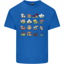 Mushroom Species Kids T-Shirt Childrens Royal Blue