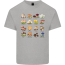 Mushroom Species Kids T-Shirt Childrens Sports Grey