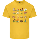 Mushroom Species Kids T-Shirt Childrens Yellow