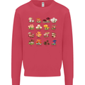 Mushroom Species Mens Sweatshirt Jumper Heliconia