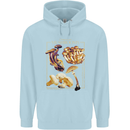 Mushroom Species Mycology Foraging Childrens Kids Hoodie Light Blue