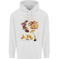 Mushroom Species Mycology Foraging Childrens Kids Hoodie White