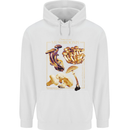 Mushroom Species Mycology Foraging Childrens Kids Hoodie White