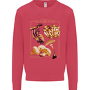 Mushroom Species Mycology Foraging Kids Sweatshirt Jumper Heliconia