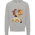Mushroom Species Mycology Foraging Kids Sweatshirt Jumper Sports Grey