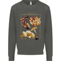 Mushroom Species Mycology Foraging Kids Sweatshirt Jumper Storm Grey