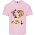 Mushroom Species Mycology Foraging Kids T-Shirt Childrens Light Pink