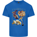 Mushroom Species Mycology Foraging Mens Cotton T-Shirt Tee Top Royal Blue